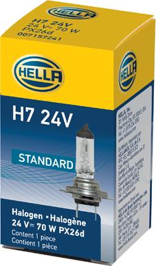 HELLA 8GH178555-251 - Крушка с нагреваема жичка, фар за дълги светлини parts5.com