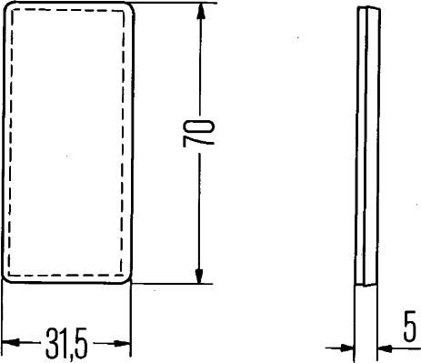 HELLA 8RA 004 412-001 - Reflector parts5.com