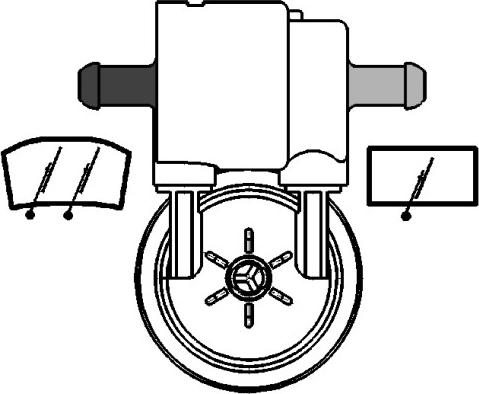 HELLA 8TW 005 206-031 - Vodní čerpadlo ostřikovače, čistění skel parts5.com