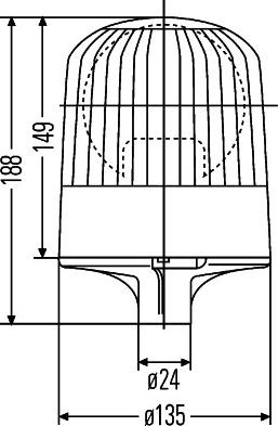 HELLA 2RL 007 551-011 - Girofar parts5.com