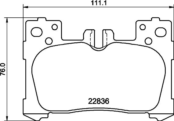 HELLA PAGID 8DB 355 040-741 - Set placute frana,frana disc parts5.com