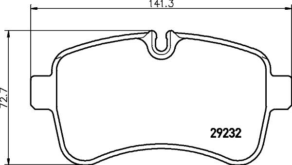 HELLA PAGID 8DB 355 005-551 - Set placute frana,frana disc parts5.com