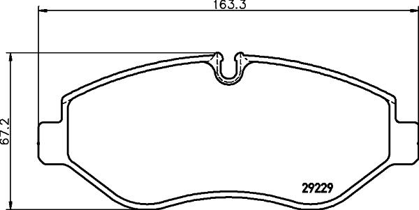 HELLA PAGID 8DB 355 005-511 - Kit de plaquettes de frein, frein à disque parts5.com