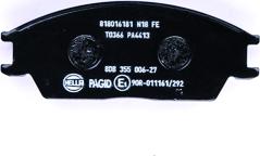 HELLA PAGID 8DB 355 006-271 - Piduriklotsi komplekt,ketaspidur parts5.com