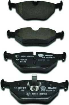 HELLA PAGID 8DB 355 008-761 - Brake Pad Set, disc brake parts5.com