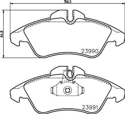 HELLA PAGID 8DB 355 014-481 - Set placute frana,frana disc parts5.com