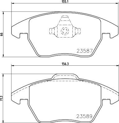 HELLA PAGID 8DB 355 014-511 - Jarrupala, levyjarru parts5.com