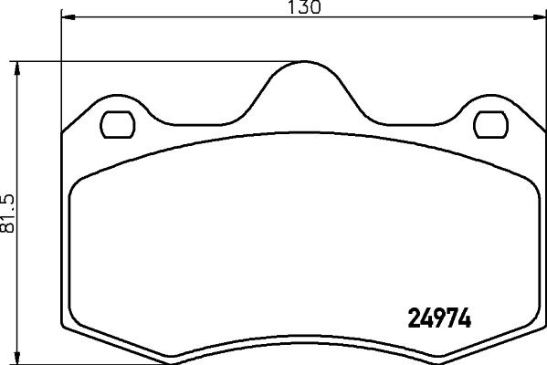 HELLA PAGID 8DB 355 015-111 - Set placute frana,frana disc parts5.com