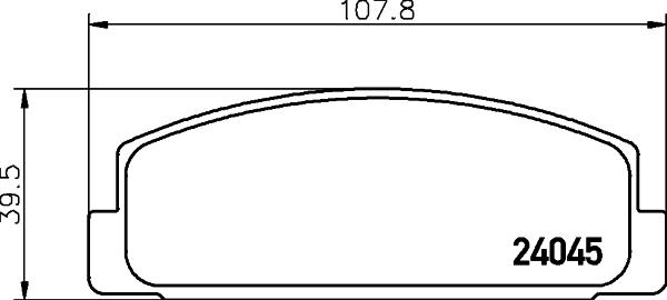 HELLA PAGID 8DB 355 011-131 - Set placute frana,frana disc parts5.com