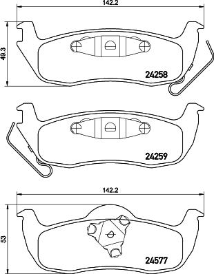 HELLA PAGID 8DB 355 012-181 - Brake Pad Set, disc brake parts5.com