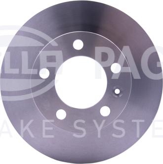 HELLA PAGID 8DD 355 117-121 - Féktárcsa parts5.com