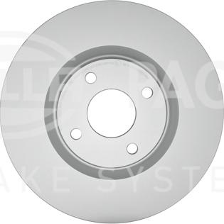 HELLA PAGID 8DD 355 132-721 - Brake Disc parts5.com