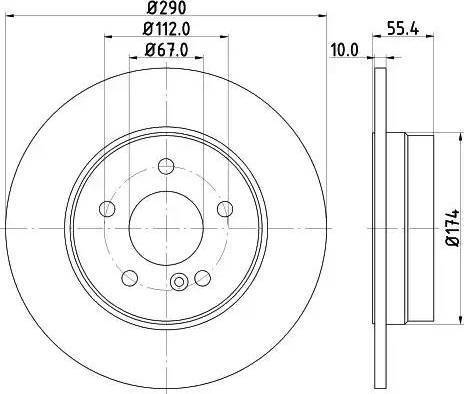 Delphi BG3239C - Brake Disc parts5.com