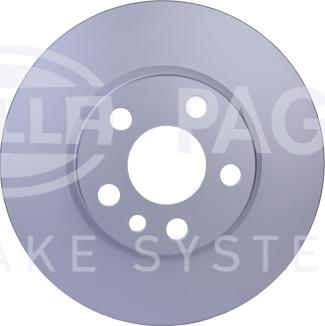 HELLA PAGID 8DD 355 127-341 - Disque de frein parts5.com