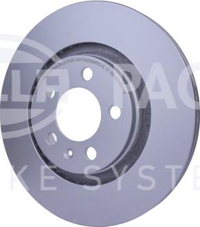 HELLA PAGID 8DD 355 127-301 - Disc frana parts5.com