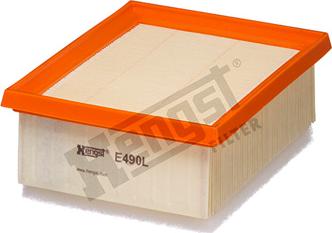 Hengst Filter E490L - Air Filter parts5.com