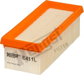 Hengst Filter E411L - Air Filter parts5.com