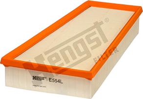 Hengst Filter E554L - Õhufilter parts5.com