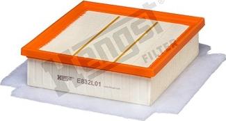 Hengst Filter E832L01 - Filtru aer parts5.com