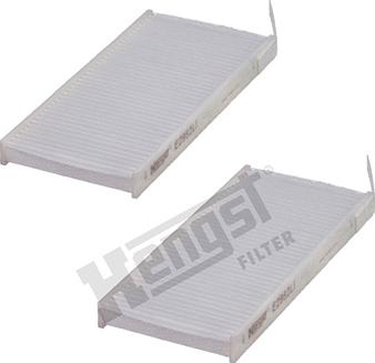 Hengst Filter E2982LI-2 - Filter, interior air parts5.com