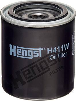 Hengst Filter H411W - Filtru ulei parts5.com