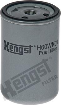 Hengst Filter H60WK09 - Fuel filter parts5.com