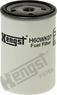 Hengst Filter H60WK07 - Üzemanyagszűrő parts5.com