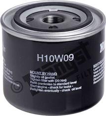 Hengst Filter H10W09 - Filtr oleju parts5.com