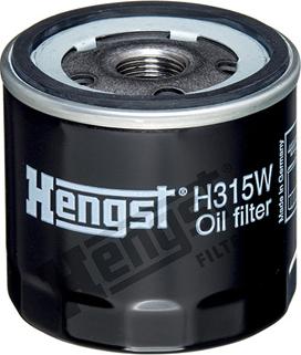 Hengst Filter H315W - Oil Filter parts5.com