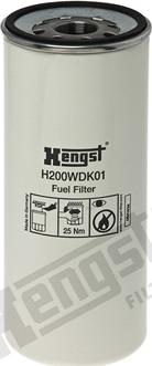 Hengst Filter H200WDK01 - Kütusefilter parts5.com