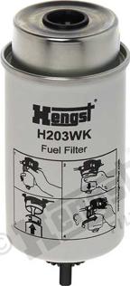 Hengst Filter H203WK - Filtru combustibil parts5.com