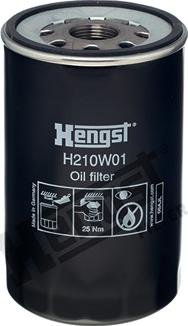 Hengst Filter H210W01 - Filtru ulei parts5.com