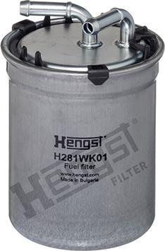 Hengst Filter H281WK01 - Filtr paliwa parts5.com