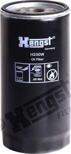 Hengst Filter H230W - Φίλτρο λαδιού parts5.com