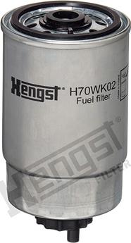 Hengst Filter H70WK02 - Filtro combustible parts5.com