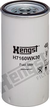 Hengst Filter H7160WK30 - Filtro combustible parts5.com