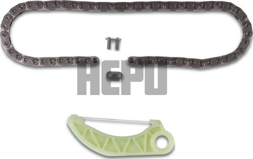 Hepu 21-0369 - Set lant, antrenare pompa ulei parts5.com