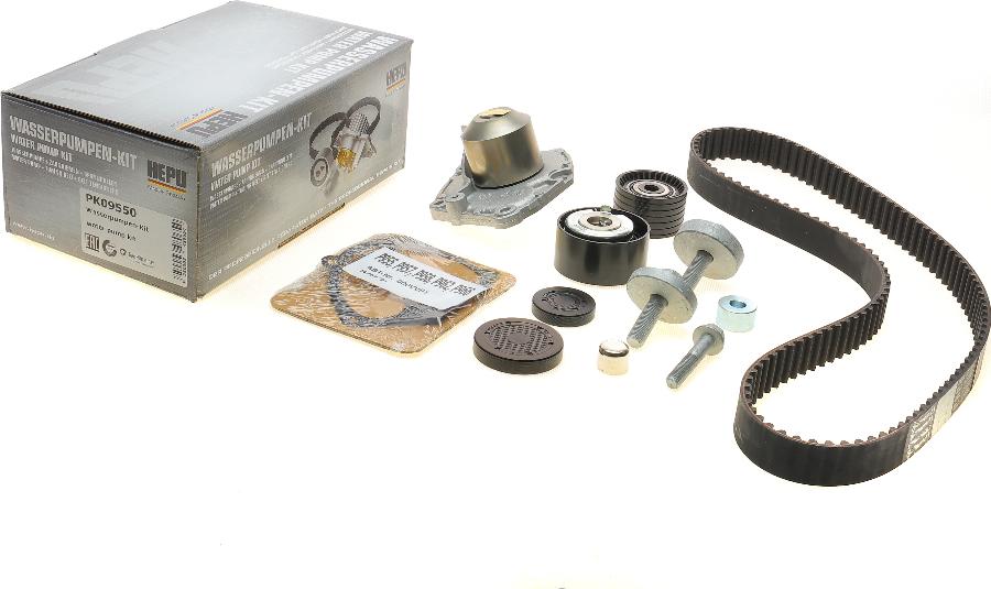 Hepu PK09550 - Water Pump & Timing Belt Set parts5.com