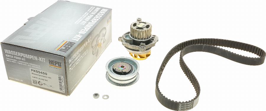 Hepu PK05450 - Pompe à eau + kit de courroie de distribution parts5.com