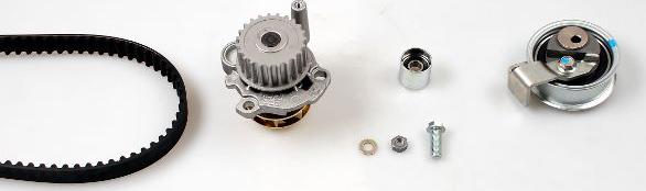 Hepu PK05475 - Vízpumpa + fogasszíj készlet parts5.com