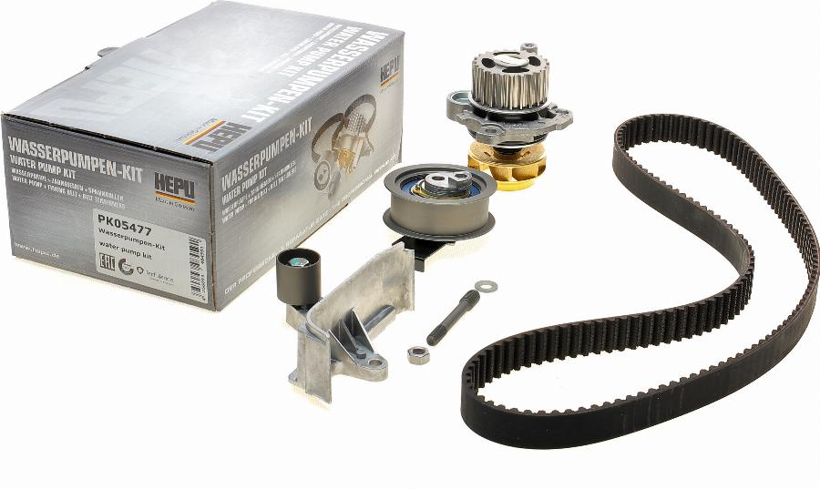 Hepu PK05477 - Su pompası + Triger kayışı seti parts5.com