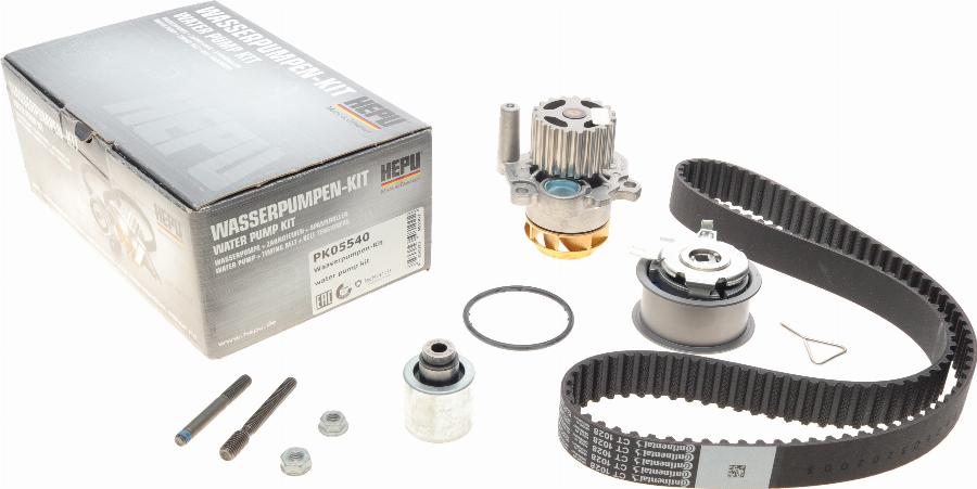 Hepu PK05540 - Pompe à eau + kit de courroie de distribution parts5.com