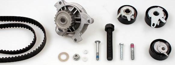 Hepu PK05740 - Vízpumpa + fogasszíj készlet parts5.com