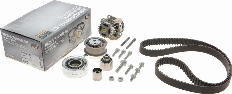 Hepu PK06545 - Vízpumpa + fogasszíj készlet parts5.com