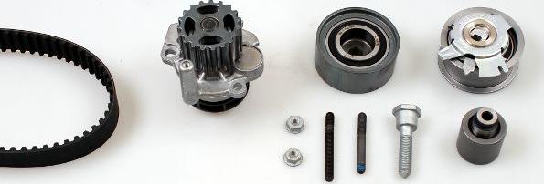 Hepu PK06542 - Vízpumpa + fogasszíj készlet parts5.com