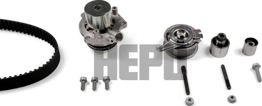 Hepu PK06690M - Set pompa apa + curea dintata parts5.com