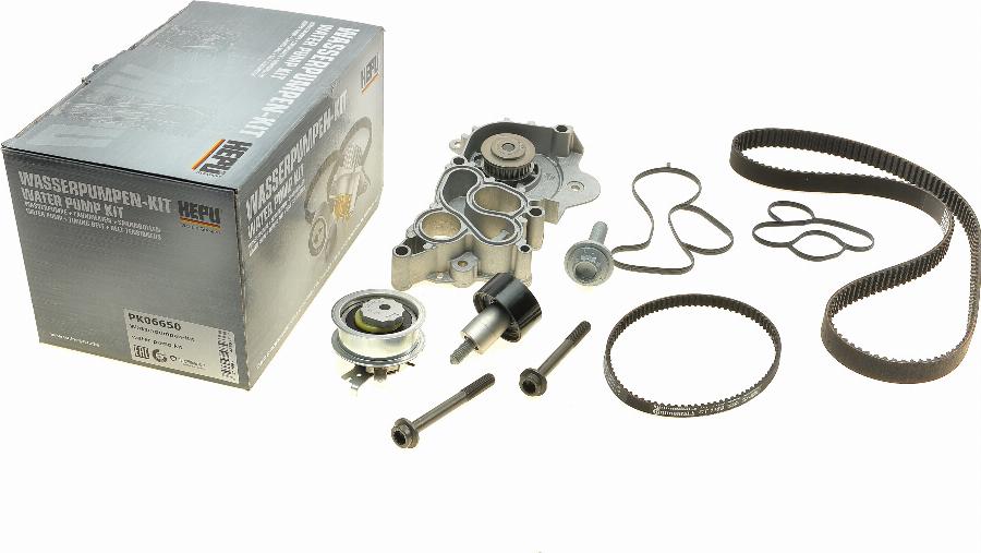 Hepu PK06650 - Su pompası + Triger kayışı seti parts5.com