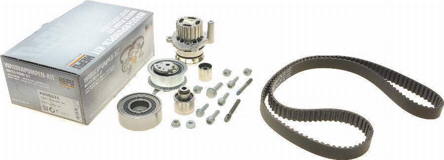 Hepu PK06621 - Pumpa za vodu + komplet zupčastog kaiša parts5.com