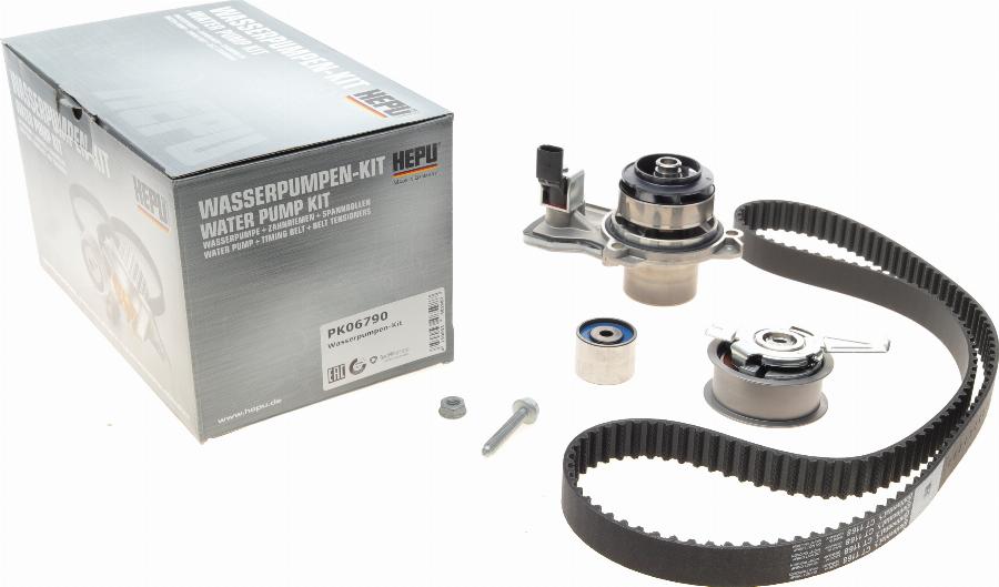 Hepu PK06790 - Pompa wodna + zestaw paska rozrządu parts5.com