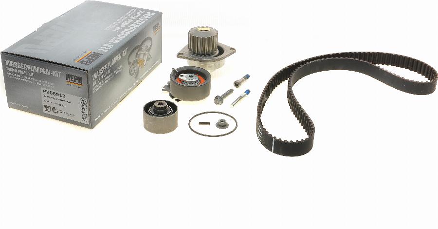 Hepu PK08912 - Set pompa apa + curea dintata parts5.com